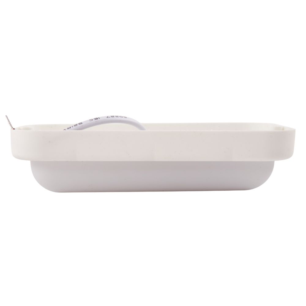 ULW-Q228 12W-6500K IP65 WHITE Светильник светодиодный влагозащищенный. Прямоугольник. Дневной свет 6500K. 160×85×35мм. Корпус белый. ТМ Volpe
