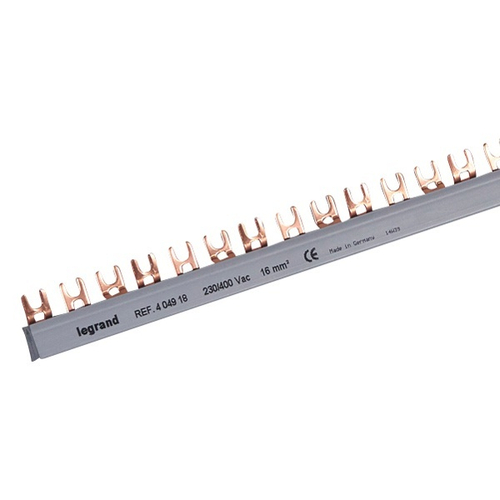 Шина соединительная типа FORK (вилка) 3Р 63А 57 модуля 16 мм2 Legrand 404918