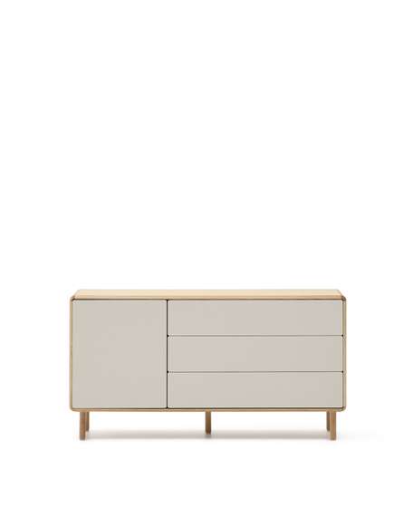 Сервант Anielle из массива и шпона ясеня 150 x 78 см