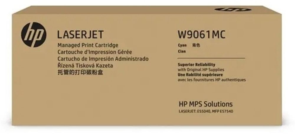 Картриджи HP Europe W9061MC голубой