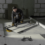 Плиткорез рельсовый 1200х16мм, каретка на подш., стальная станина, усил. рукоятка-пенал Denzel