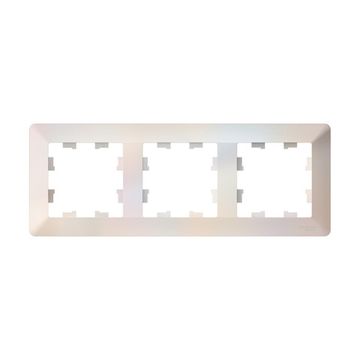 Рамка 3-м AtlasDesign Air жемчуж./дым. бел. SE ATN220403