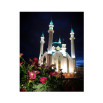 Алмазная мозаика Alingar, на подрамнике, с полным заполнением, (матов.), 20х30 см, 22 цвета, "Мечеть Кул-Шариф"