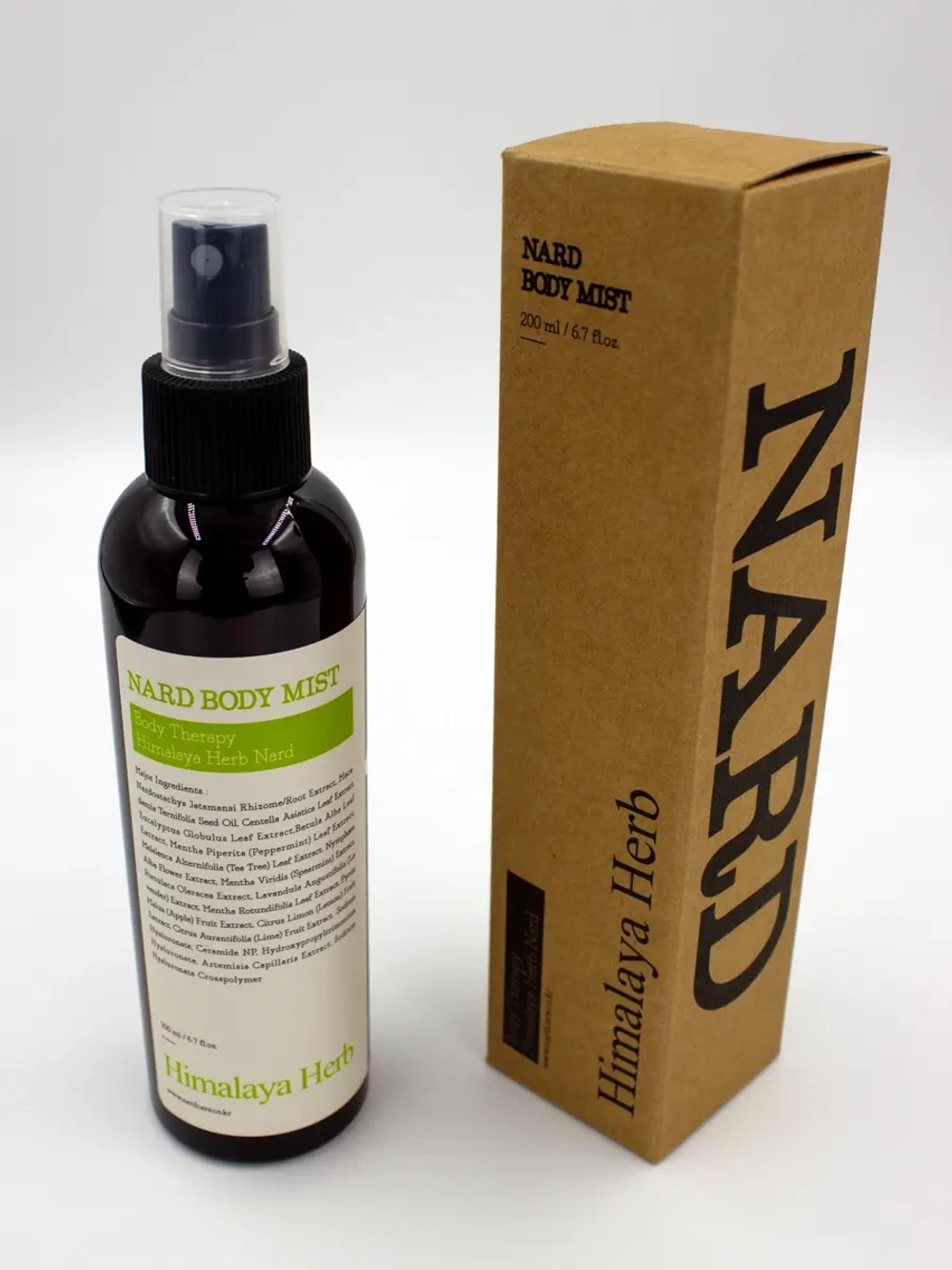 BOUQUET GARNI NARD - СПРЕЙ ДЛЯ ТЕЛА С ЭКСТРАКТОМ ЛИМОНА И МЯТЫ BODY MIST LEMON MINT, 200 МЛ