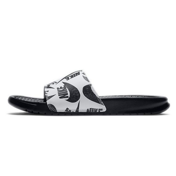 Nike Benassi JDI Floral 'Black White'