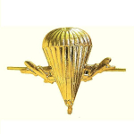 Эмблема петличная ВДВ золотая