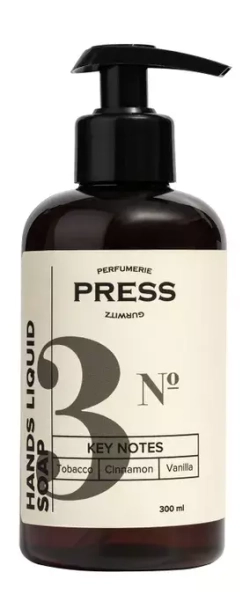 Жидкое мыло для рук №3  300 мл PRESS PGPR3003