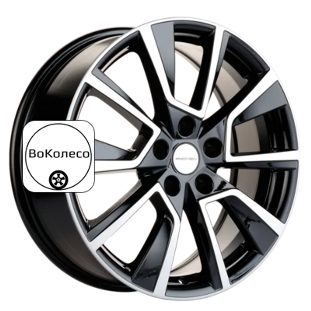 7x18/5x114,3 ET37 D66,5 KHW1802 (Dargo/Jolion) Black-FP Khomen Wheels