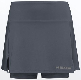 Юбка для девочки теннисная Head Club Basic Skort - черный