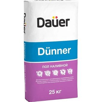 Пол наливной Dauer Dunner 25 кг тонкослойный