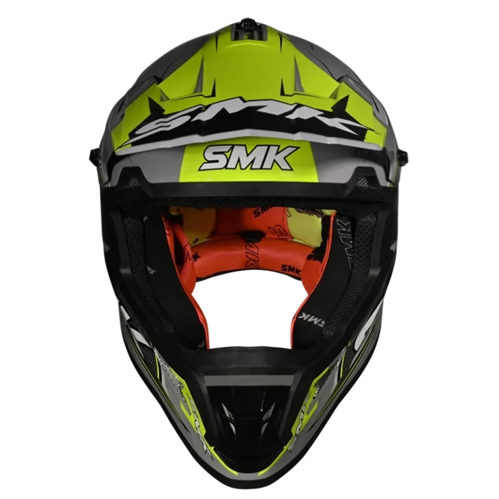 Шлем SMK ALLTERRA MAVERIX, цвет серый/желтый (XL)