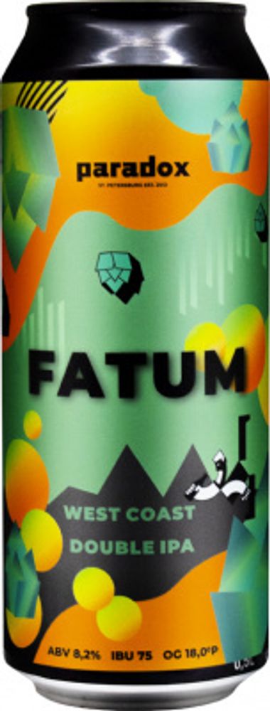 Пиво Парадокс Фатум / Paradox Fatum 0.45 - банка