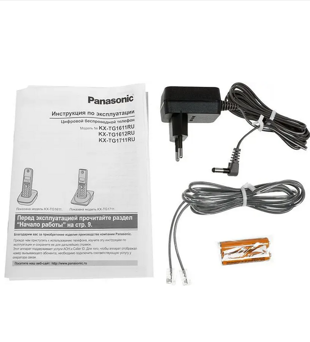 Радио телефон цифровой PANASONIC KX-TG1611RUH