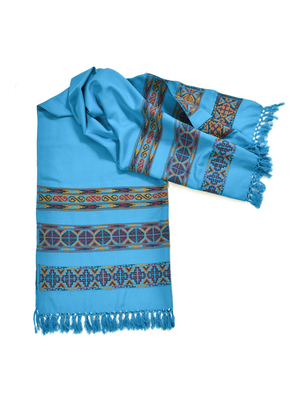 Шаль Куллу (голубой)