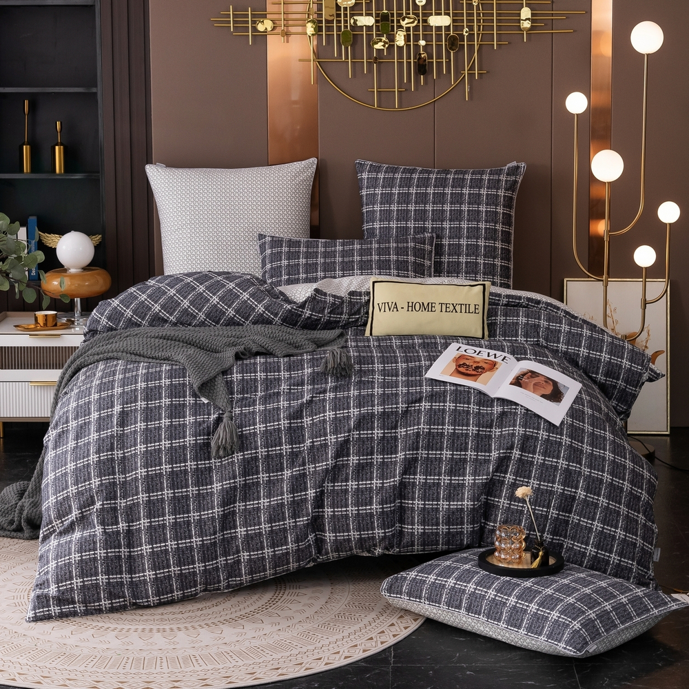 Комплект постельного белья Сатин Элитный на резинке CPLR039