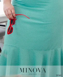 Платье 348-бирюзовый Minova