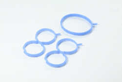 Прокладка коллектора ВАЗ 2190, 2192 дв. 8 кл. (впускной) комплект, синий/белый силикон (ПТП64)