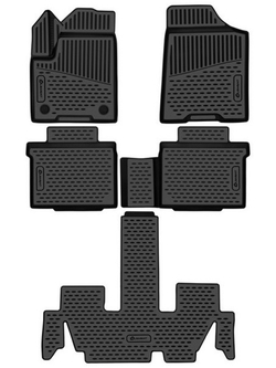 Коврики в салон для HYUNDAI Custin 2024 - 5шт. (полиуретан) ELEMENT3DA71255210K