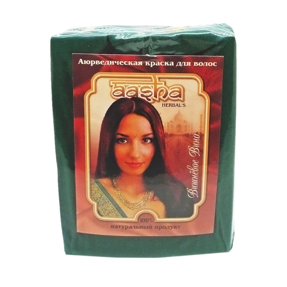 Хна Aasha Herbals оттенок Вишневое Вино, 100 г