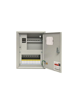 Щит ЩУРн 1/12 (Э) (360х280х110) счетчик на DIN-рейку IP31 EKF mb23-1/12e