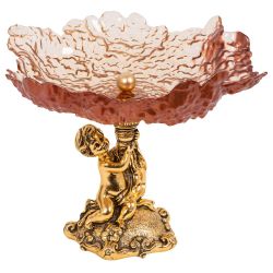 Фруктовница-конфетница Эдем Бронза