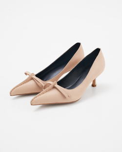 Туфли из натуральной кожи светло-бежевый