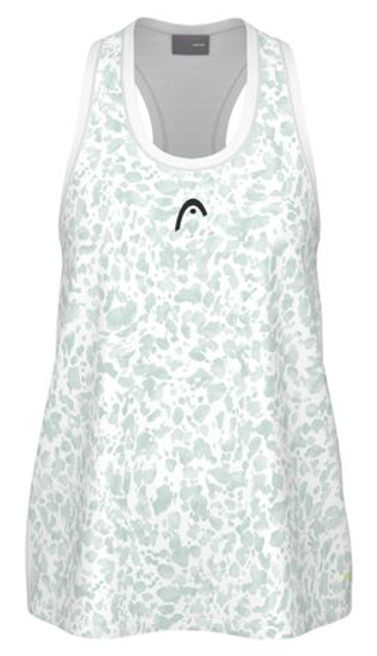 Футболка для мальчика теннисная Head Girls Vision Agility Tank Top - принт Vision/infinity green