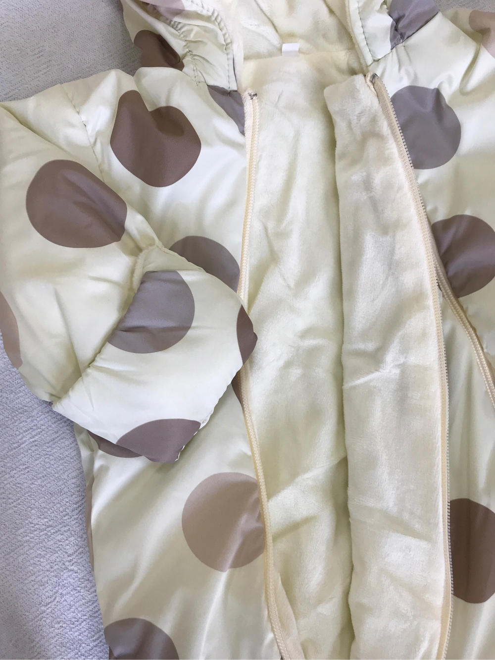 Комбинезон на осень-весну, Модель: 031 "Круги" (ИП Петрова Г.Г.) (Цвет: Черный, Размер: 80)