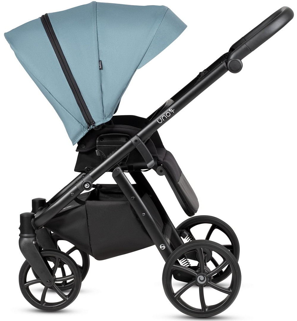 Детская коляска Tutis Uno 6 Plus Essential collection 4 в 1 с автокреслом Beno Beige и базой 1602143 Menta