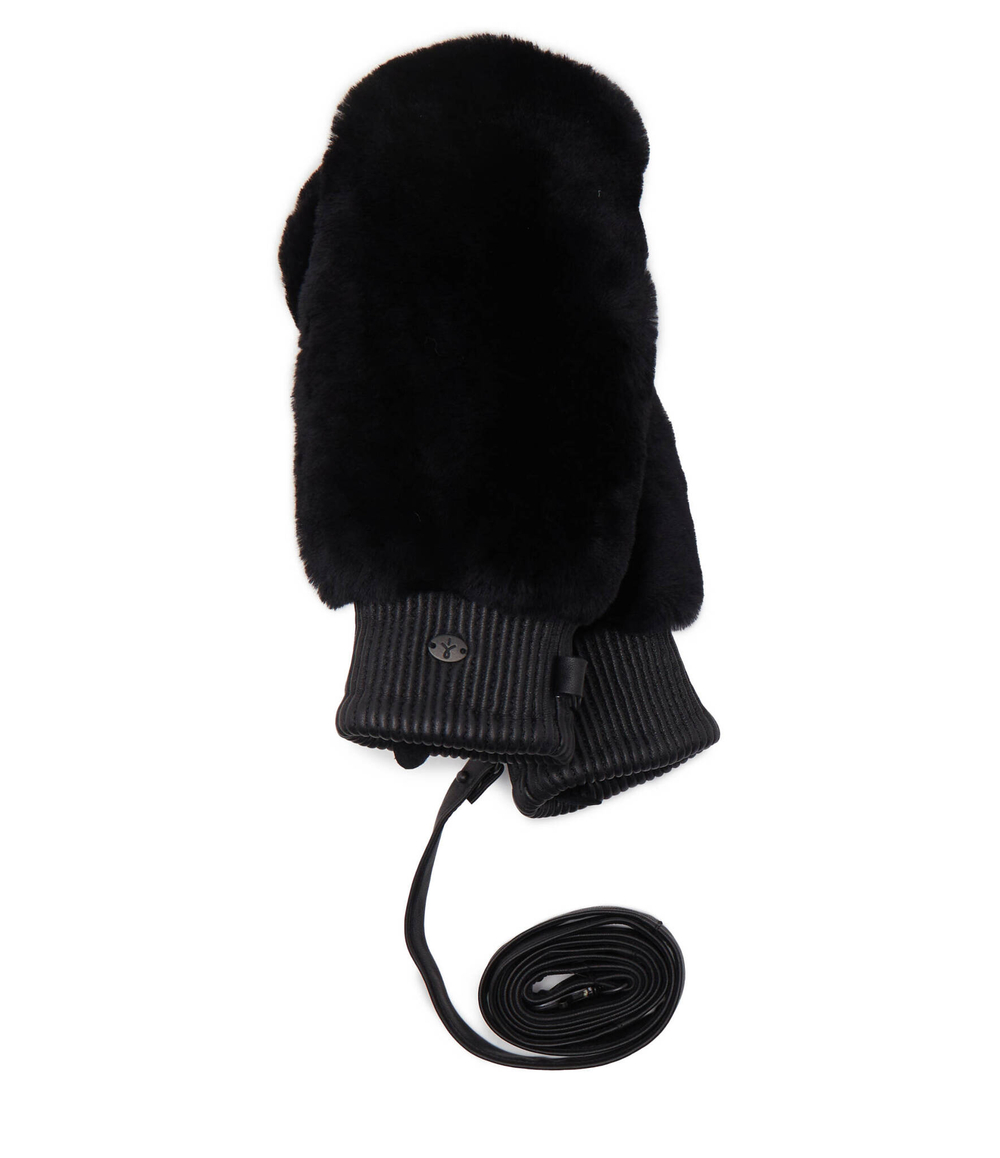 Кожаные перчатки nicki EMU Australia - черный(W7012)