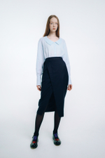 Merino wool skirt