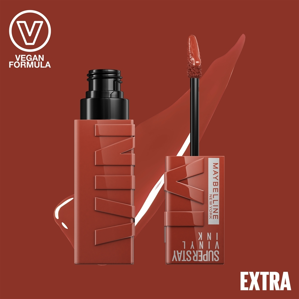 MAYBELLINE NEW YORK SuperStay Vinyl Ink - Стойкая жидкая помада, 4,2 ml