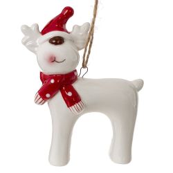 GAEM Фигурка декоративная подвесная "Олень", L8 W3 H11,5 см, 4в.