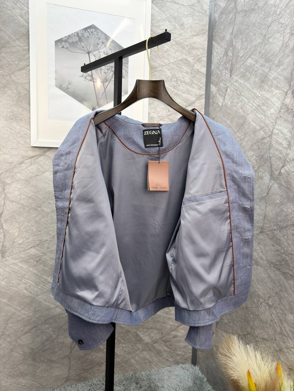 Льняной костюм Zegna