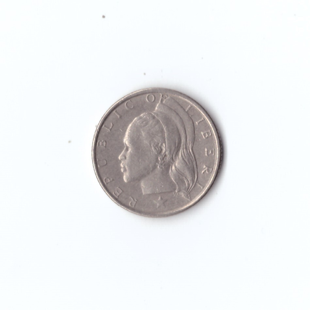 Либерия 10 центов 1966 г VF