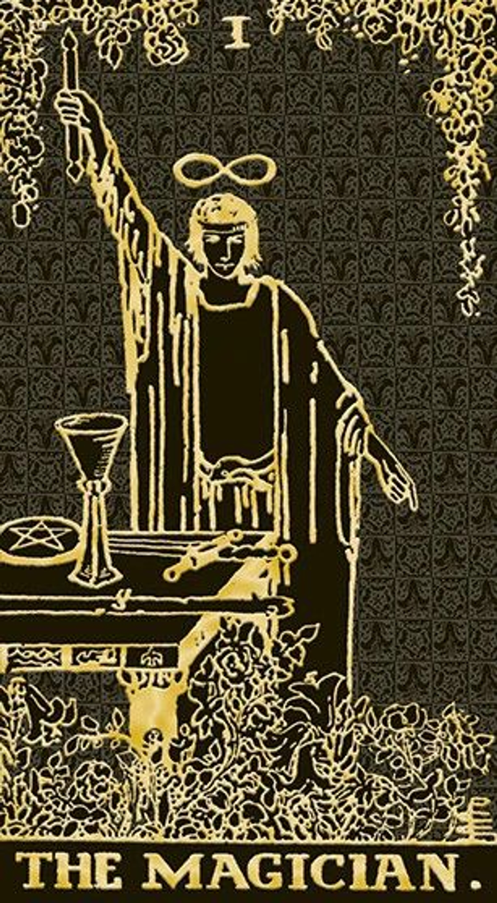 Набор "Таро Золото на Чёрном / Gold & Black edition Tarot"
