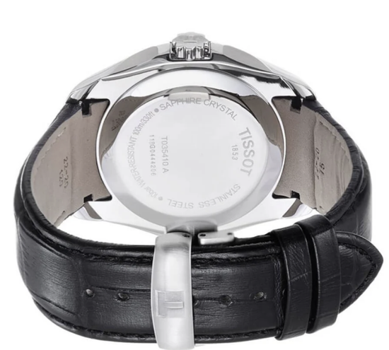 Спортивные мужские часы с хронографом Tissot Couturier T035.617.16.051.00 сзади