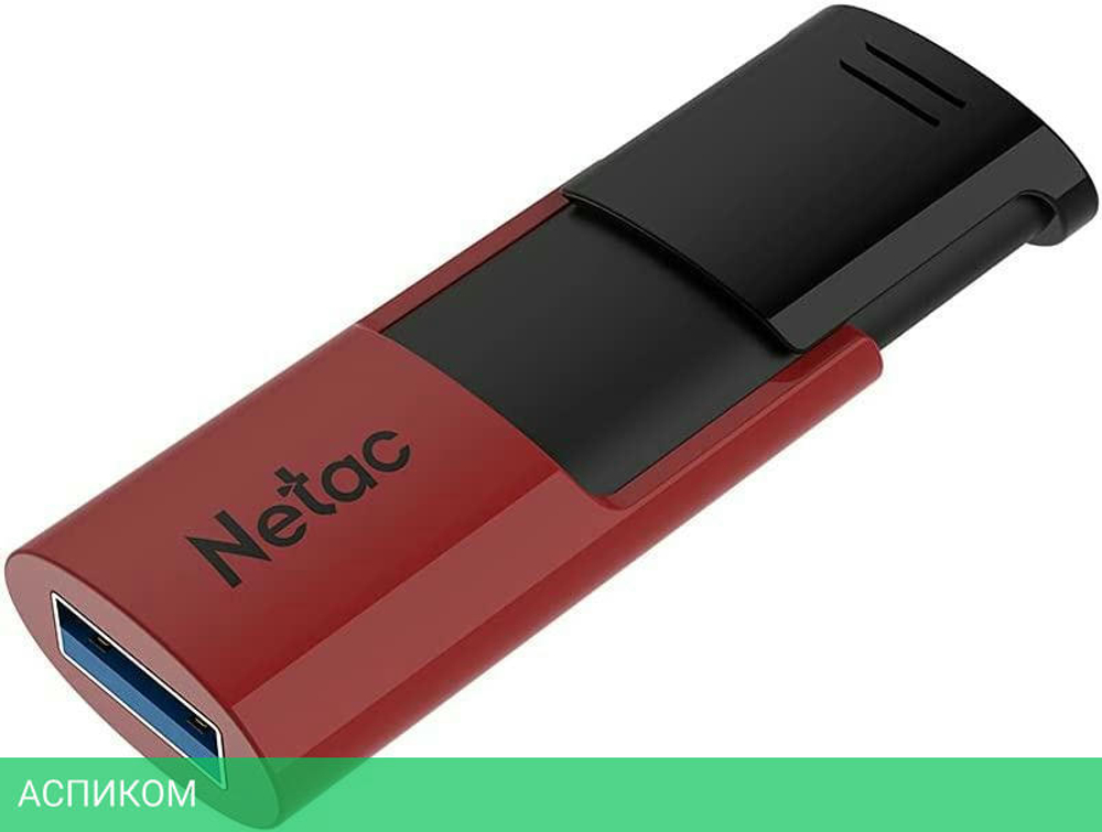 USB Flash-накопитель Netac AH355 32GB Red/Black (NT03U182N-032G-30RE)