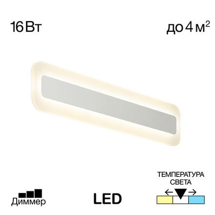 Citilux Тринити CL238540 Настенный светодиодный светильник Белый