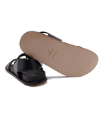 Кожаные босоножки Alohas - черный(S100285)