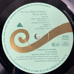 Винтажная виниловая пластинка LP The Alan Parsons Project Eye In The Sky (Germany 1982)