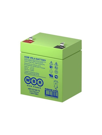 Аккумулятор 12В 5.6А.ч WBR HR1221W F2 WBR