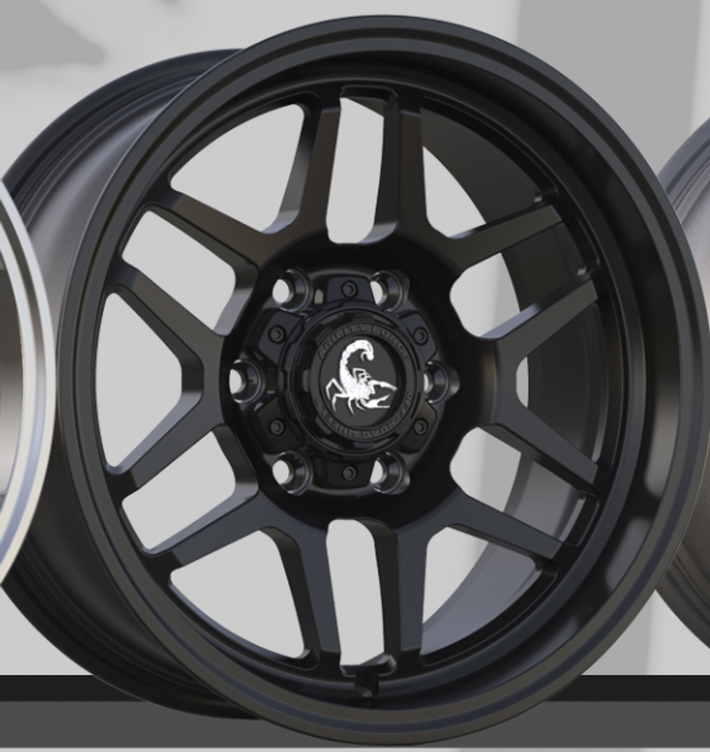 Диск колесный, кованый UT760 R17 8,0 ET0 AGILITY FORCE Matte Black
