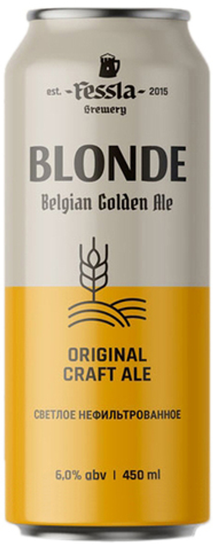 Пиво Фессла Блонд / Fessla Blonde 0.45 - банка