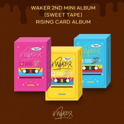Альбом WAKER - SWEET TAPE 2nd Mini Album RISING CARD ALBUM 3 Version SET