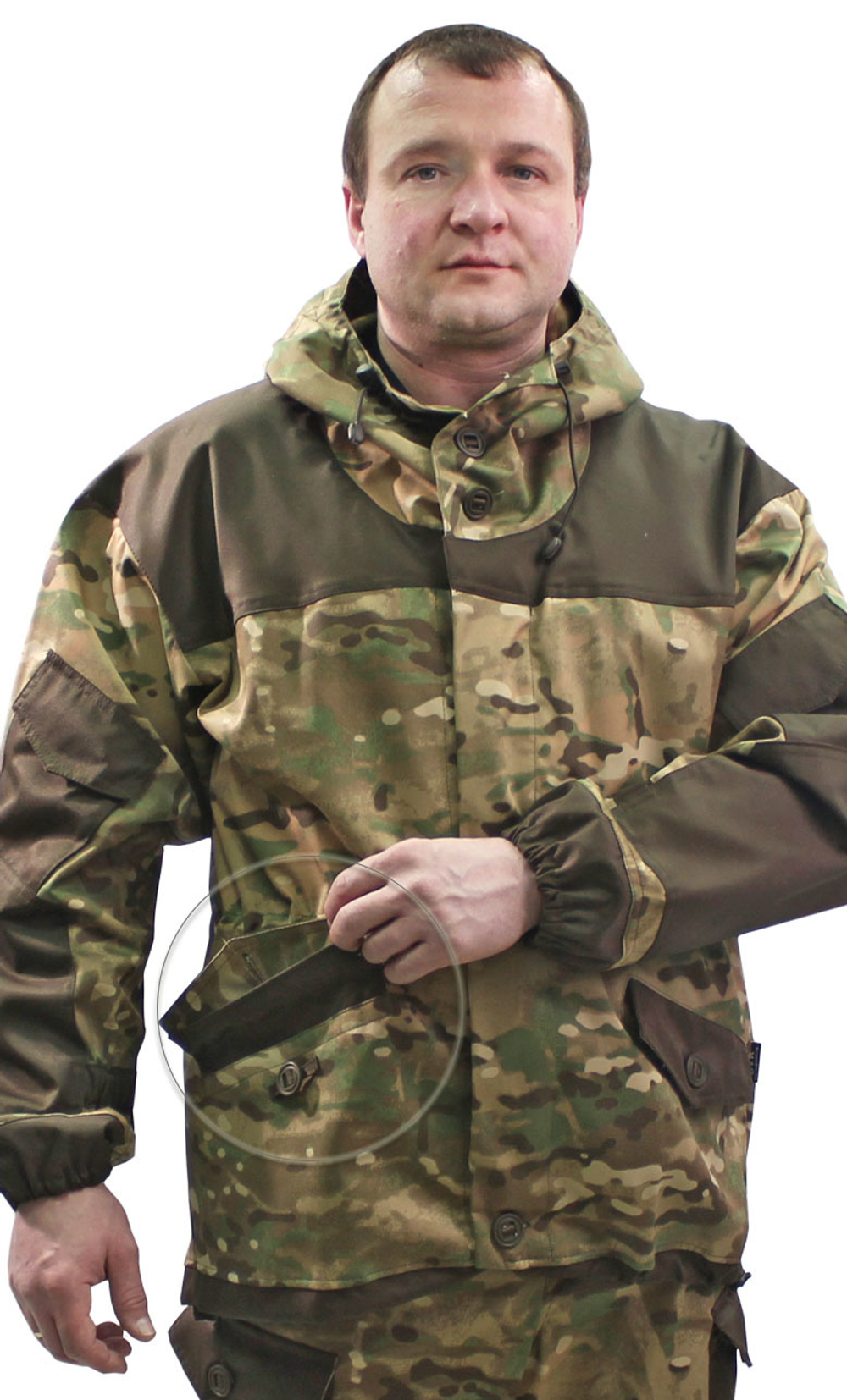 Костюм Горка NEW цв. Мультикам с накладками