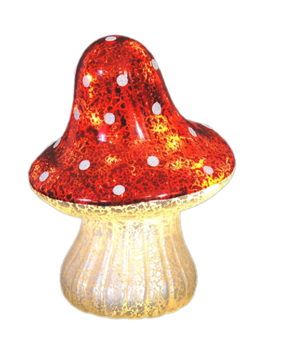 Гриб стеклянный светящийся