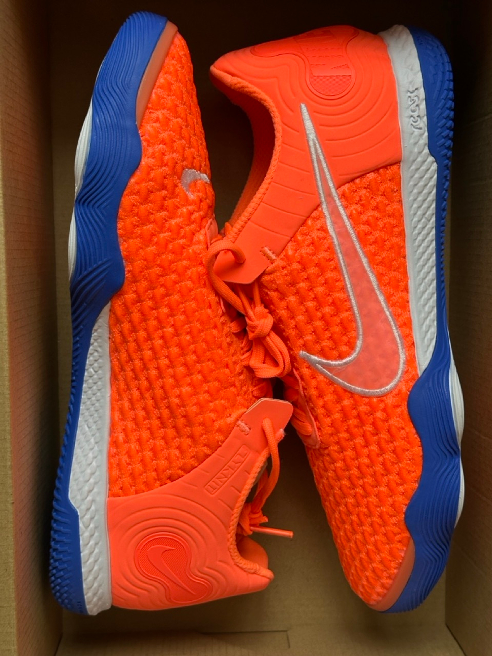 Футзалки Nike React Gato - оранжевый – купить по выгодной цене в