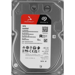 HDD жесткий диск 10TB Seagate IronWolf (ST10000VN000) (SATA 6 Гбит / с, 7200 rpm, 256 mb buffer, для NAS)