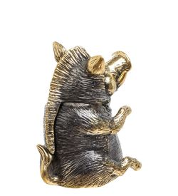 AM-1522 Фигурка «Колокольчик-Кабан» (латунь)